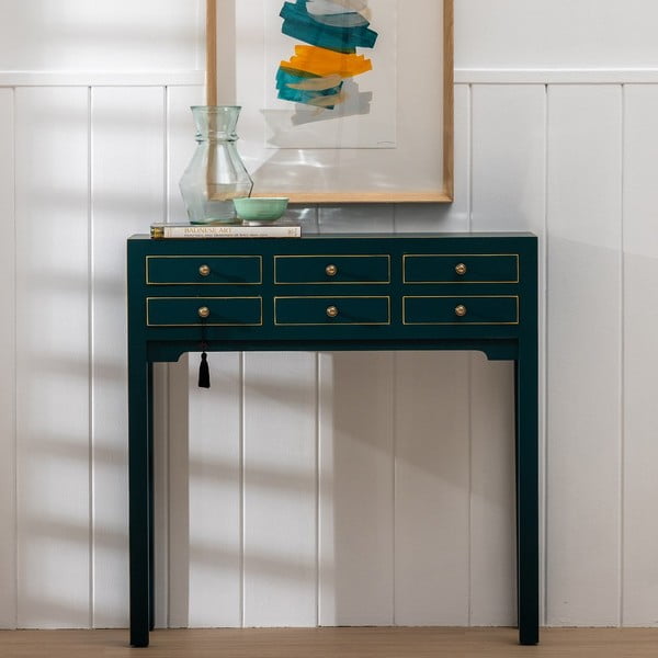 Consolle blu 26x85 cm Diana - Ixia-image-2