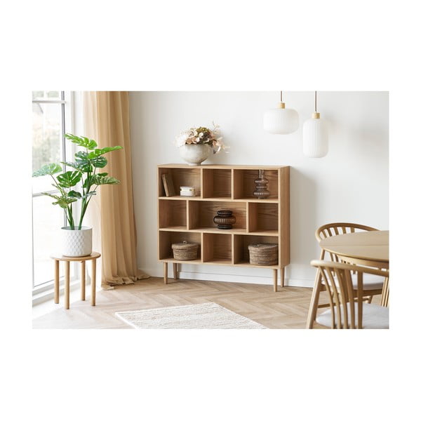 Tavolino rotondo in rovere massiccio ø 40 cm Jena – House Nordic-image-1