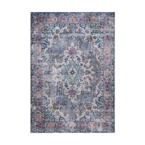 Tappeto lavabile blu/grigio 200x290 cm FOLD Millie - Flair Rugs