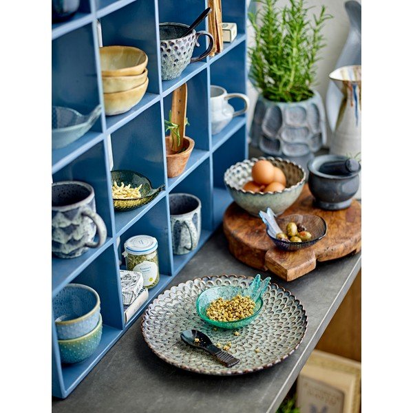 Set di piatti grigi in gres 4 pz ø 26,5 cm Katrina – Bloomingville-image-2