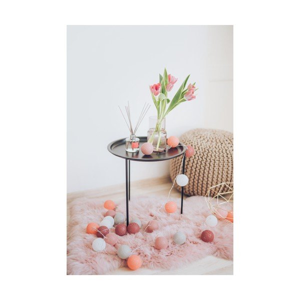 Catena luminosa arancione e rosa con lampadine LED LUKKA, 30 luci - Bonami Essentials-image-1