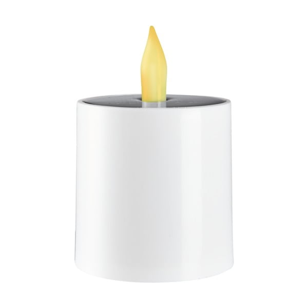 Candela LED solare bianca da esterno, altezza 7,3 cm Saul - Star Trading