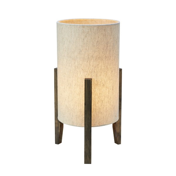 Lampada da tavolo beige con paralume in tessuto (altezza totale 39 cm) Eruca – Markslöjd