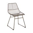 Sedia da pranzo color bronzo in metallo District – Premier Housewares
