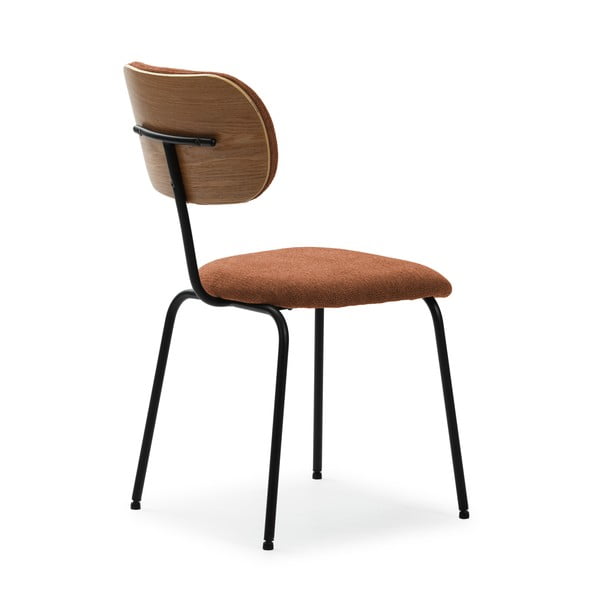 Sedie da pranzo in set color mattone 4 pz Dash – Marckeric-image-4