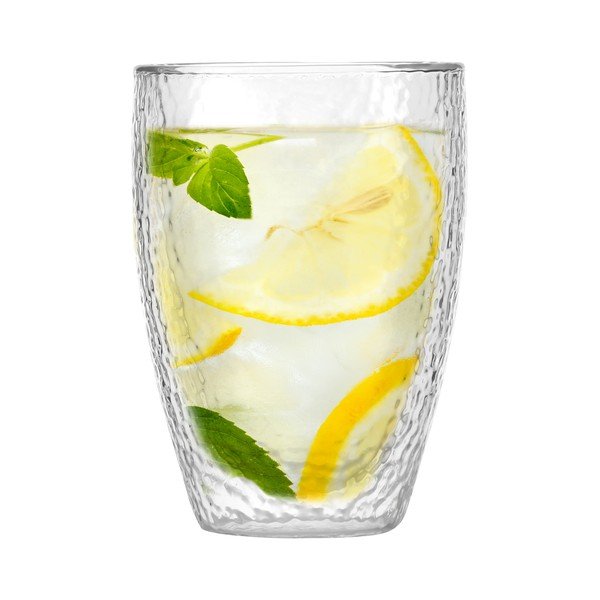 Tazza con parete doppia/da latte in vetro 350 ml Allessia – Vialli Design-image-2