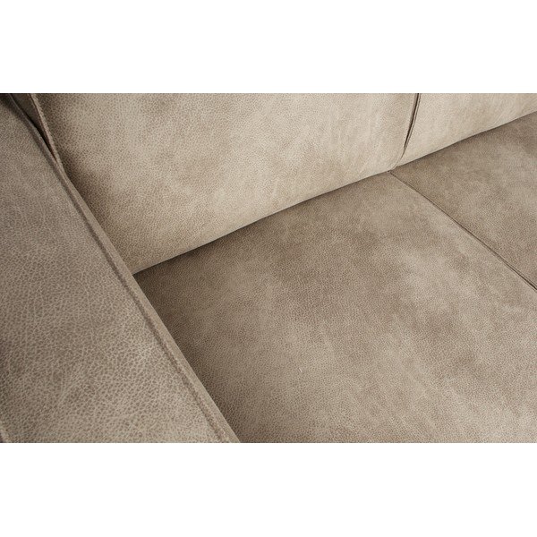 Divano in similpelle grigio, 280 cm Statement - BePureHome-image-1