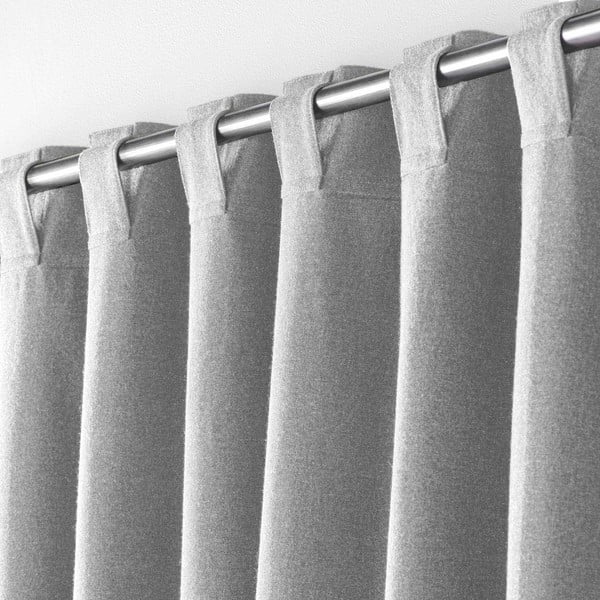 Tenda grigio chiaro 140x240 cm Mistraline - douceur d'intérieur-image-2