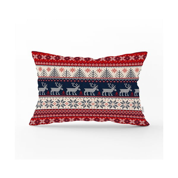 Federa natalizia Blue Nordic, 35 x 55 cm - Minimalist Cushion Covers