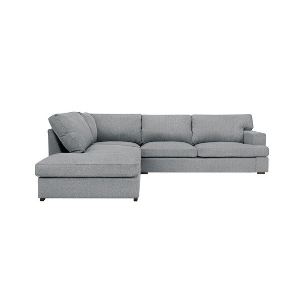 Šedá rohová pohovka Windsor & Co Sofas Daphne, levý roh