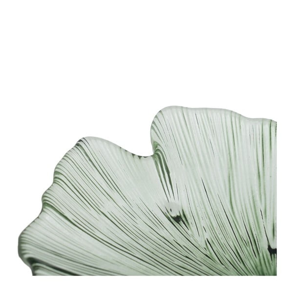 Vassoio decorativo in vetro 16x17 cm Gingko - Ixia-image-4
