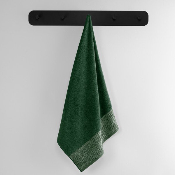 Asciugamano verde in spugna di cotone 50x90 cm Aria - AmeliaHome-image-1