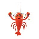 Decorazione per albero di natale in tessuto fatta a mano 11 cm Lobster – Sass & Belle