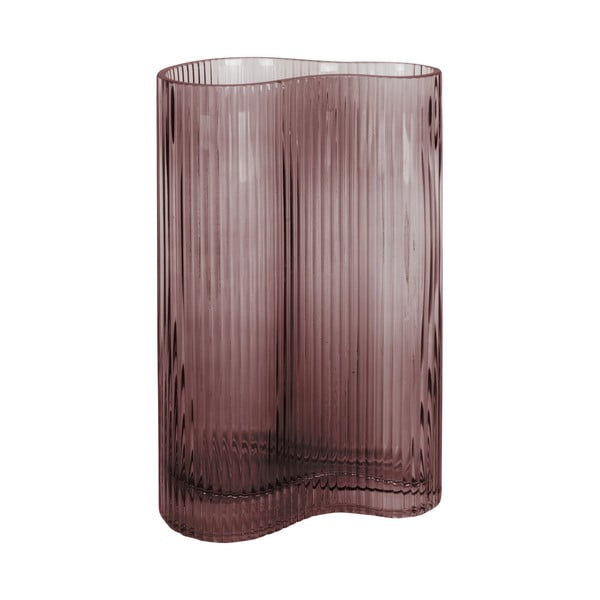 Vaso in vetro marrone Wave, altezza 27 cm Allure Wave - PT LIVING