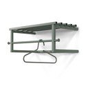 Attaccapanni da parete verde polveroso in metallo con scaffale 76 cm Marco – Spinder Design