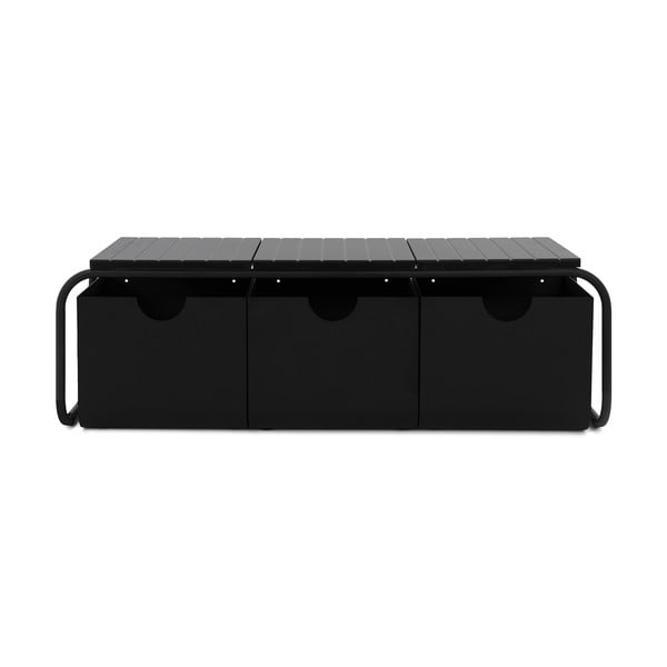 Scarpiera nera in metallo Astoria - Spinder Design-image-2