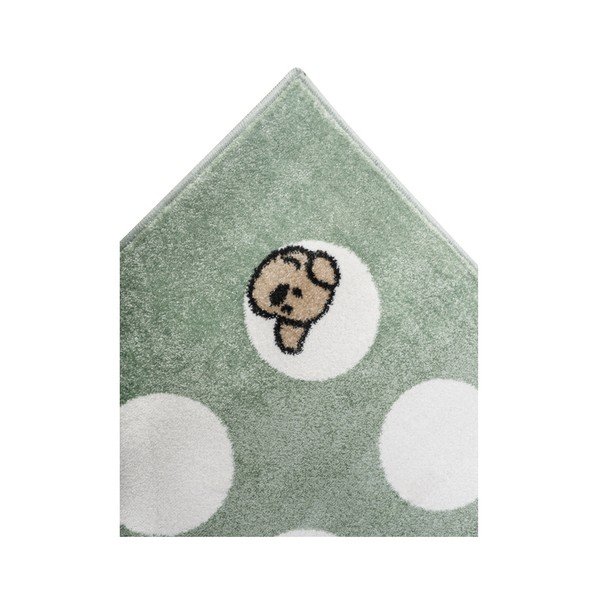 Tappeto verde Puppy, 133 x1 90 cm - Mazzini Sofas-image-1
