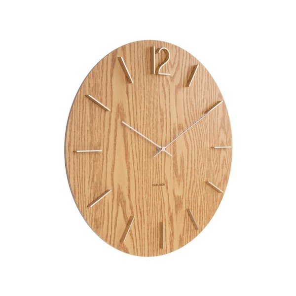 Orologio da parete marrone chiaro Meek, ⌀ 50 cm - Karlsson-image-1