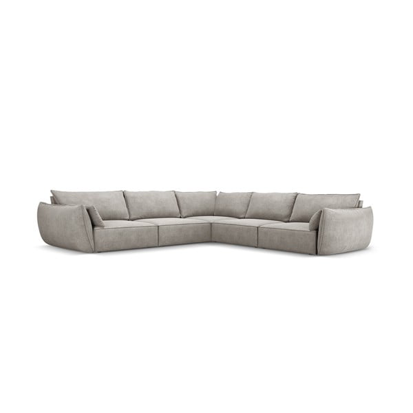 Divano angolare grigio chiaro (variabile) Vanda - Mazzini Sofas-image-2
