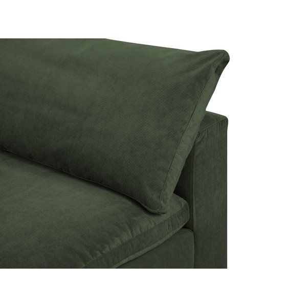 Parte centrale verde scuro del divano modulare in velluto a coste Galaxy - Windsor & Co Sofas-image-1