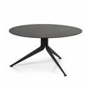Tavolino da salotto rotondo nero in metallo ø 78 cm Daley – Spinder Design