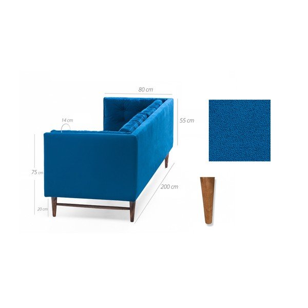 Divano blu Eva - Balcab Home-image-3