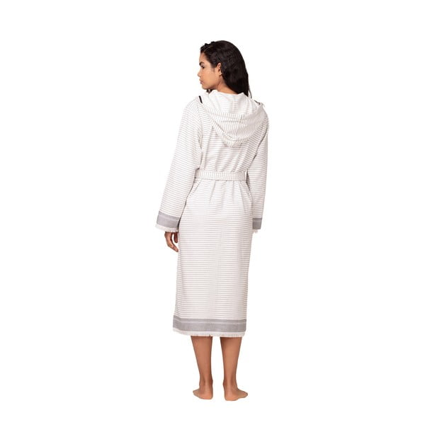 Accappatoio da donna in cotone bianco, taglia XXL/XXXL Simba - Foutastic-image-2