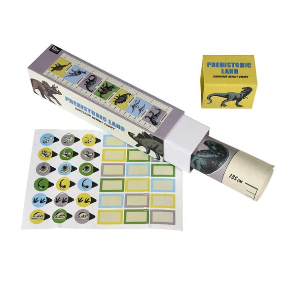 Adesivo per bambini - porta o parete metro 28x115 cm Prehistoric Land - Rex London-image-1