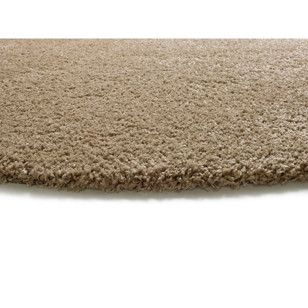 Tappeto rotondo marrone chiaro ø 130 cm Norge – Universal-image-2