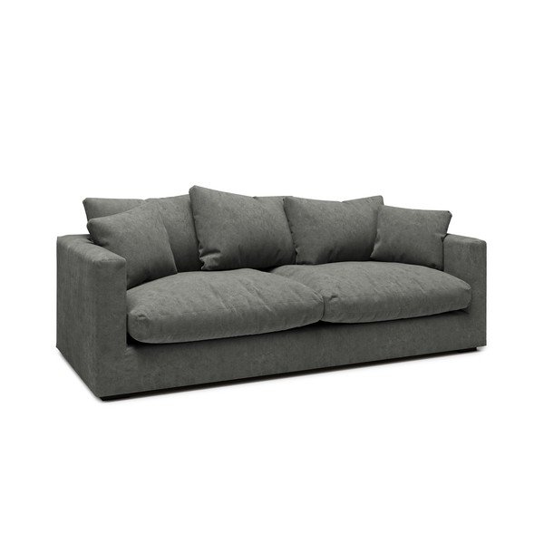 Divano grigio 220 cm Comfy - Scandic-image-1