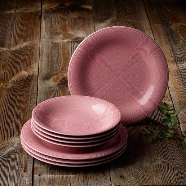 Růžový porcelánový talíř Like by Villeroy & Boch Group, 28,5 cm-image-1