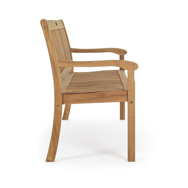 Panca da giardino di colore naturale in legno massiccio Noemi – Bizzotto-image-3