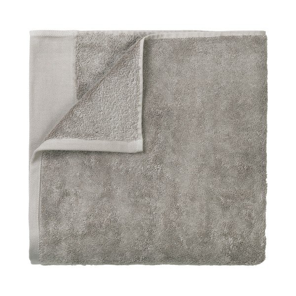 Telo da bagno in cotone grigio, 70 x 140 cm - Blomus
