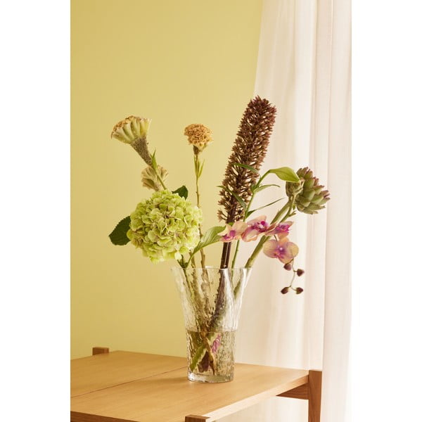 Vaso in vetro (altezza 30 cm) Ruffle - Hübsch-image-1