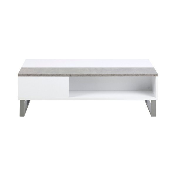 Tavolino bianco e grigio Azalea - Actona-image-2
