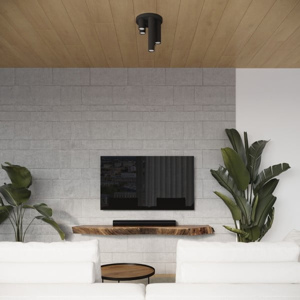 Plafoniera nera Castro – Sollux-image-4