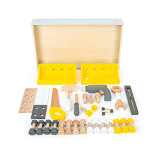 Banco da lavoro in legno per bambini con attrezzi Miniwob - Legler-image-3