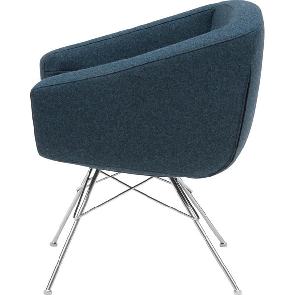 Poltrona blu scuro Aiko - Softline-image-3