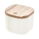 Scatola bianca con coperchio in legno di paulownia , 9 x 9 cm Eco - iDesign