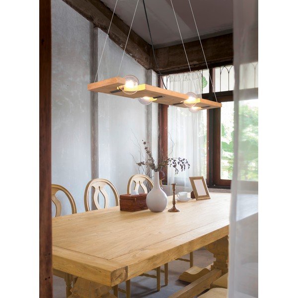 Lampadario di colore naturale Tailor – Trio-image-1