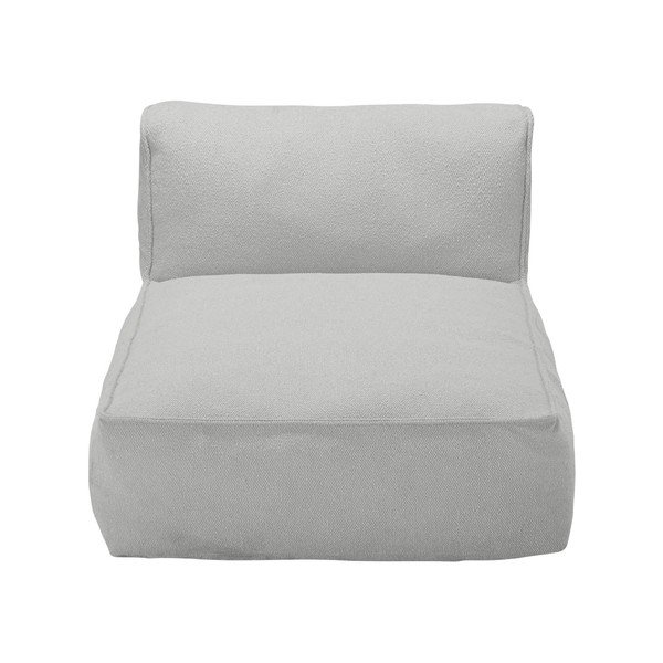 Modulo per divano da esterno grigio chiaro (solo con parte centrale) con rivestimento in bouclé Grow – Blomus