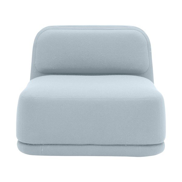 Poltrona azzurra bassa Standby - Softline