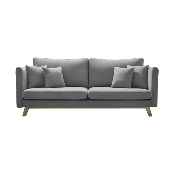 Divano letto grigio Triplo - Bobochic Paris