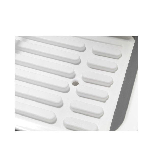 Scolapiatti pieghevole bianco e grigio Rack - Wenko-image-2