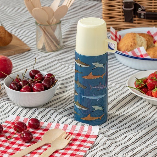 Borraccia termica blu 350 ml Sharks – Rex London-image-1