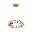 Lampadario dorato ø 55 cm Curl – Trio