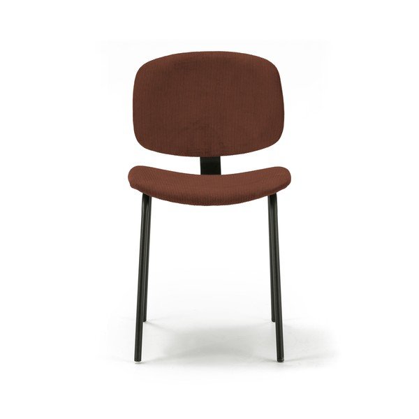 Sedie da pranzo bordeaux in un set di 2 Arus - Marckeric-image-2