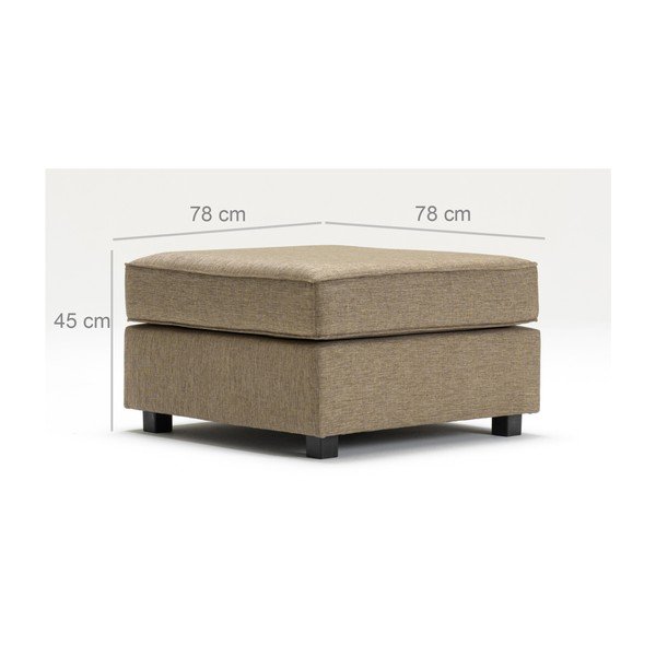 Pouf marrone Mercy - Balcab Home-image-1