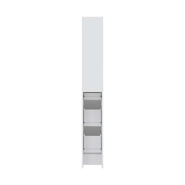Mobile bagno alto bianco con specchio 24x180 cm Combi - TemaHome-image-4