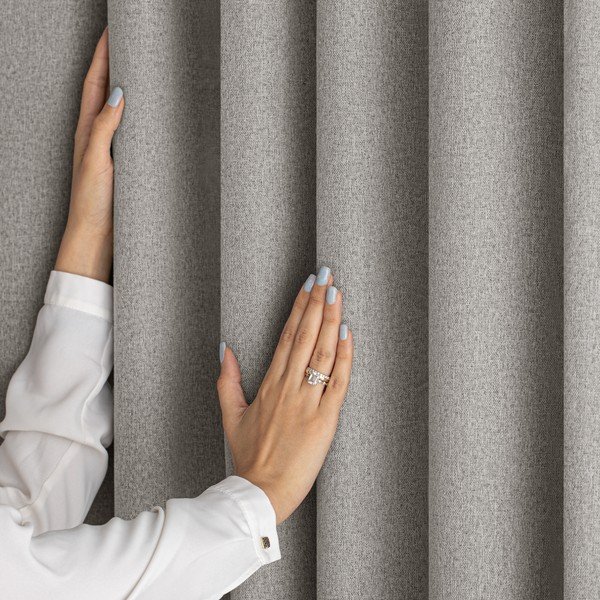 Tenda oscurante grigio tortora 140x250 cm Corita – Restilo-image-3